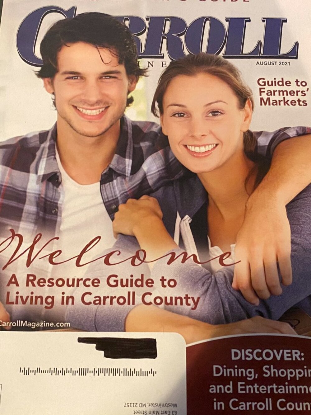 Carroll Magazine August 2021 New Mover's Guide